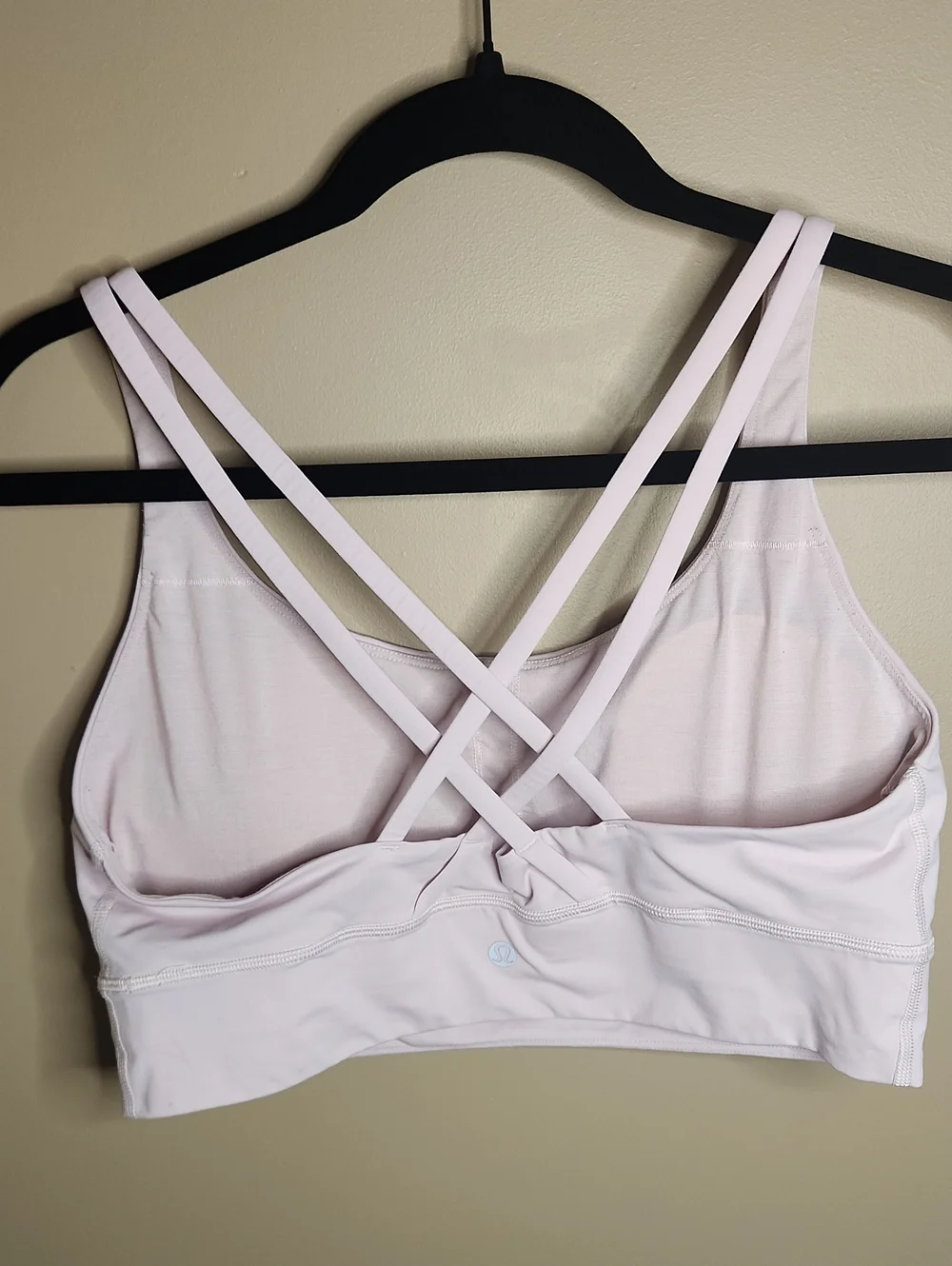 lululemon Energy Longline Bra *Medium Support, B–D Cups in Flush Pink.  Sz 12.